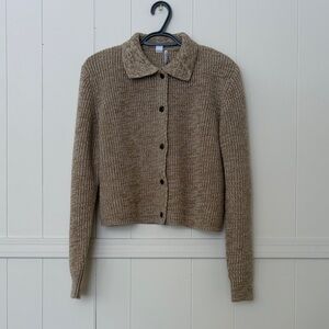 Twik Brown Button-Up Cardigan